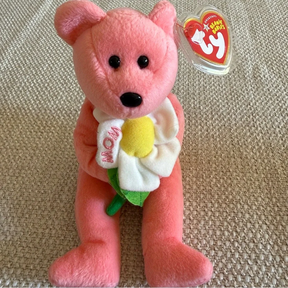 Ty Stuffed Bears Set‎ - Pink, Purple, Orange